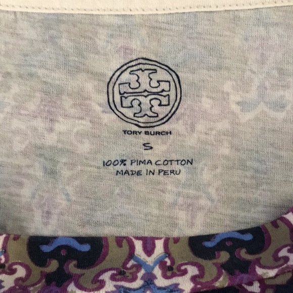 Tory Burch short sleeve top. - Picture 4 of 6